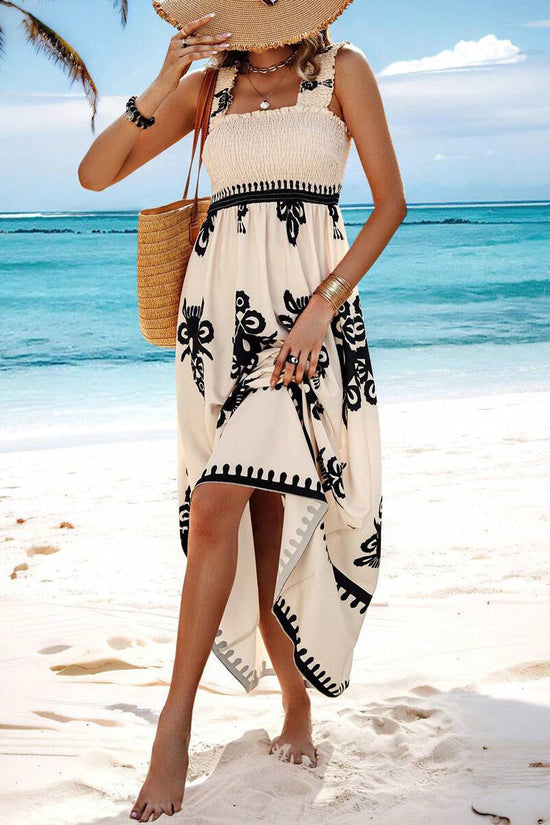 Women’s Wide-Strap Printed Maxi Dress CJ US
