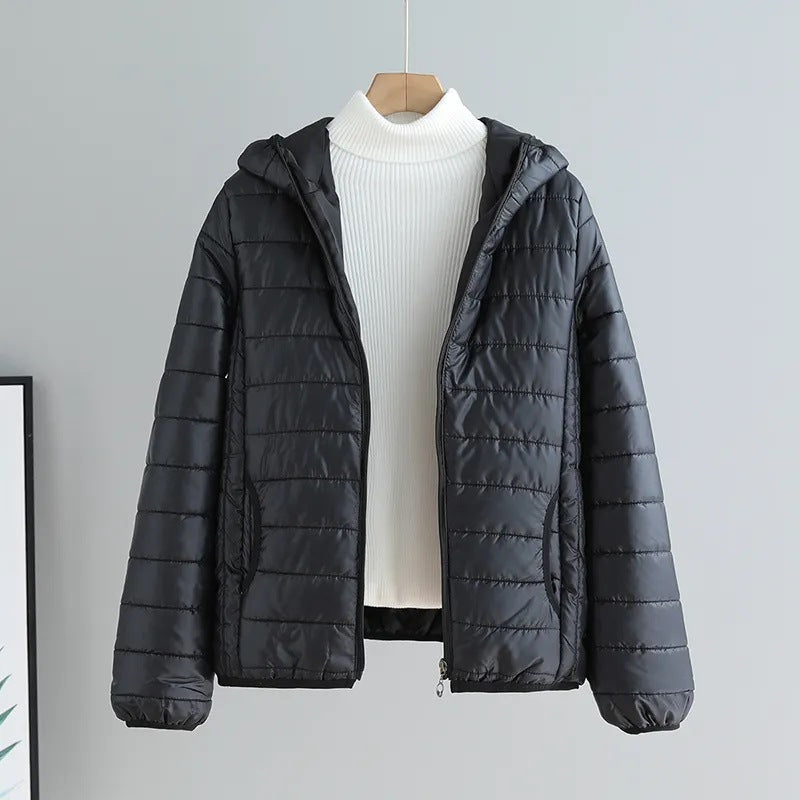 Women's Fashionable Versatile Slimming Cotton-Padded Jacket 