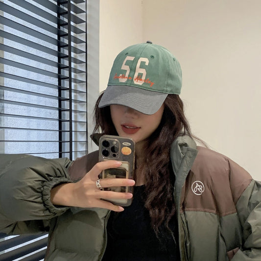 Plus-sized Deepening No 56 Baseball Cap Sun-proof Makes Your Face Look Smaller CJ