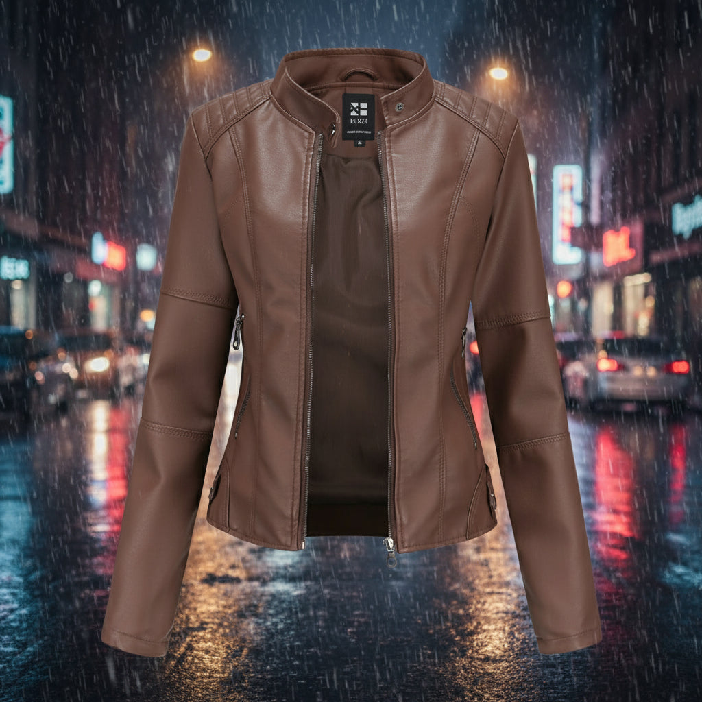 European And American Women's Leather Jackets 