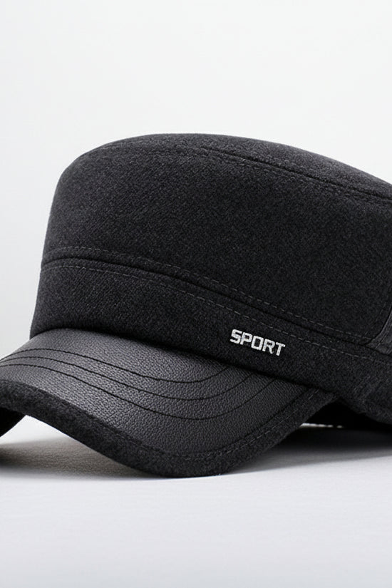 Winter Flat Hat – Classic Warm Wool-Style Newsboy Cap - FitiqueFit