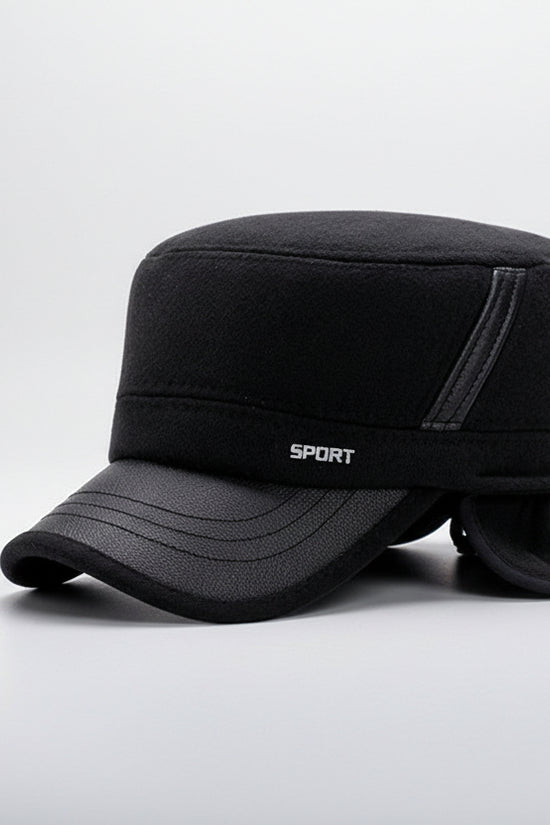 Winter Flat Hat – Classic Warm Wool-Style Newsboy Cap - FitiqueFit