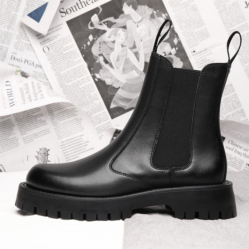 Unisex Fleece-Lined Winter Boots – Warm Outdoor Streetwear 