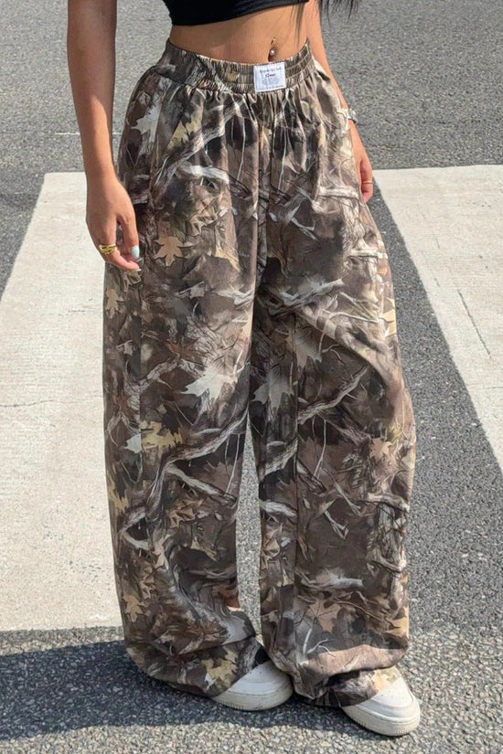 🧢 Women's Y2K Camouflage Cargo Pants FitiqueFit