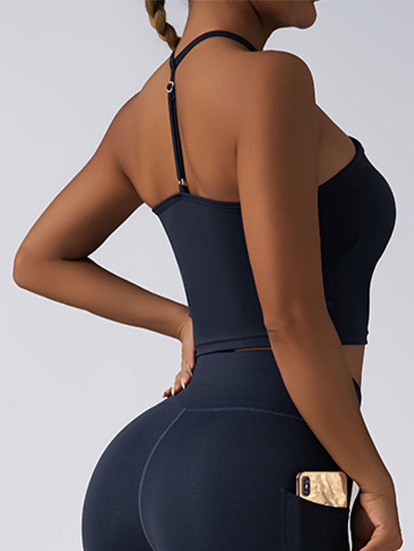 Crop Top With Built In Pads Sports Bras For Women FitiqueFit