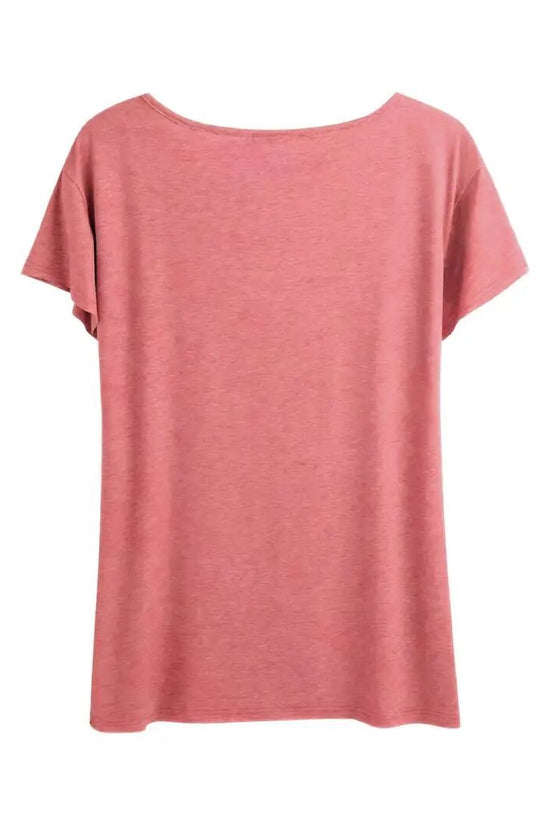 Round Neck Graphic Short Sleeve T-Shirt CJ US