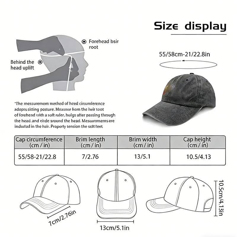 "I'm Not Old, I'm Classic" Embroidered Vintage Washed Baseball Cap – Funny Adjustable Hat 