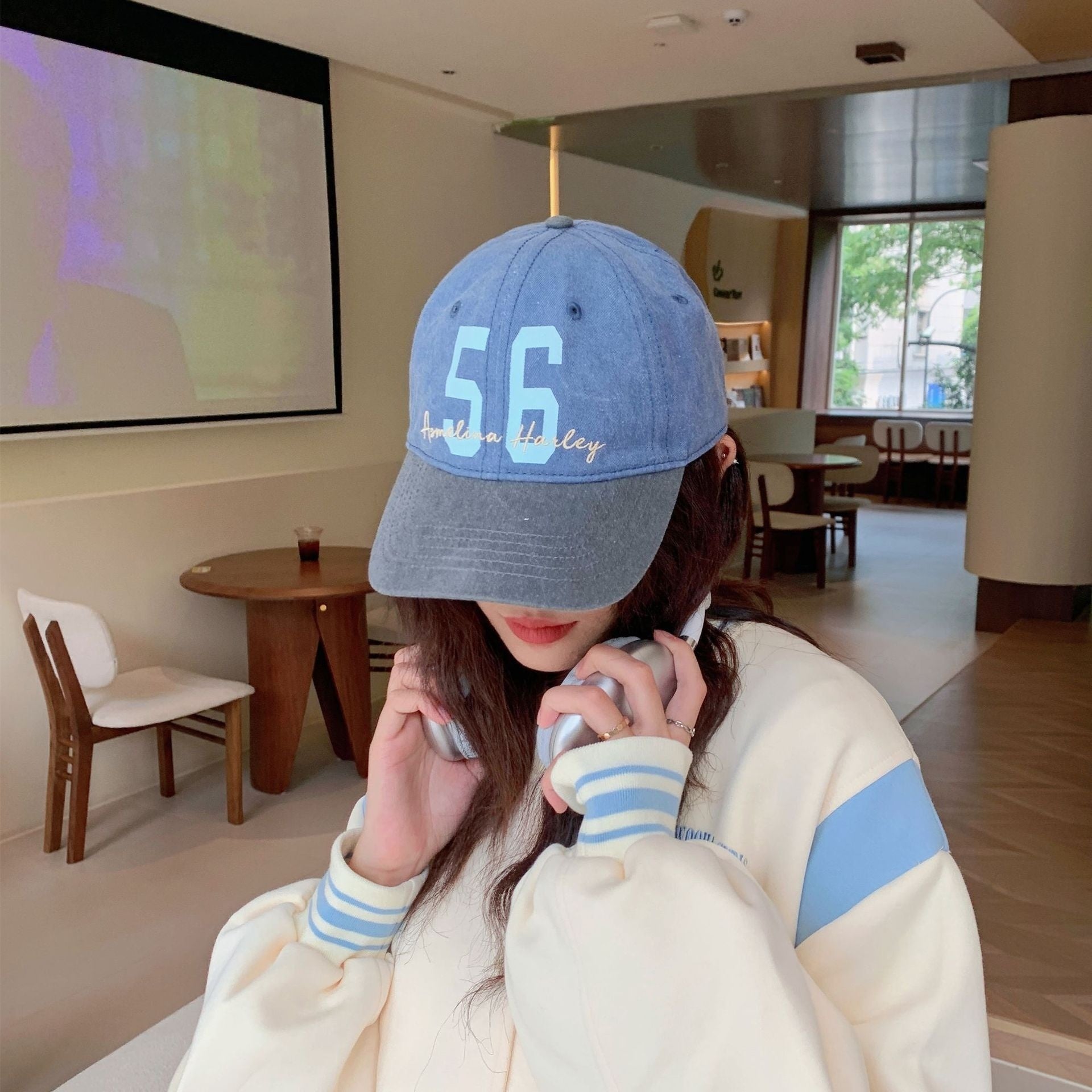 Plus-sized Deepening No 56 Baseball Cap Sun-proof Makes Your Face Look Smaller CJ