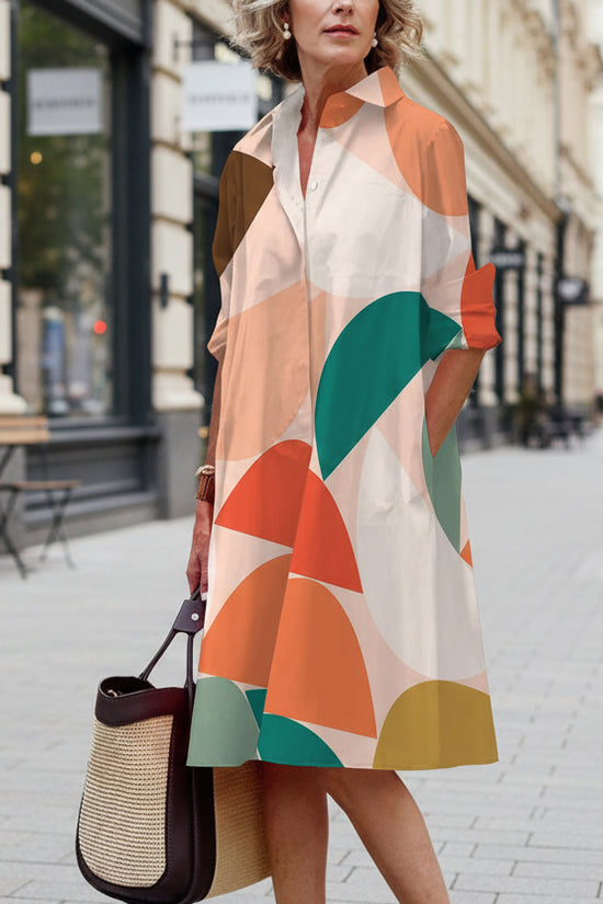 Plus-size Loose-fitting Top Dress 