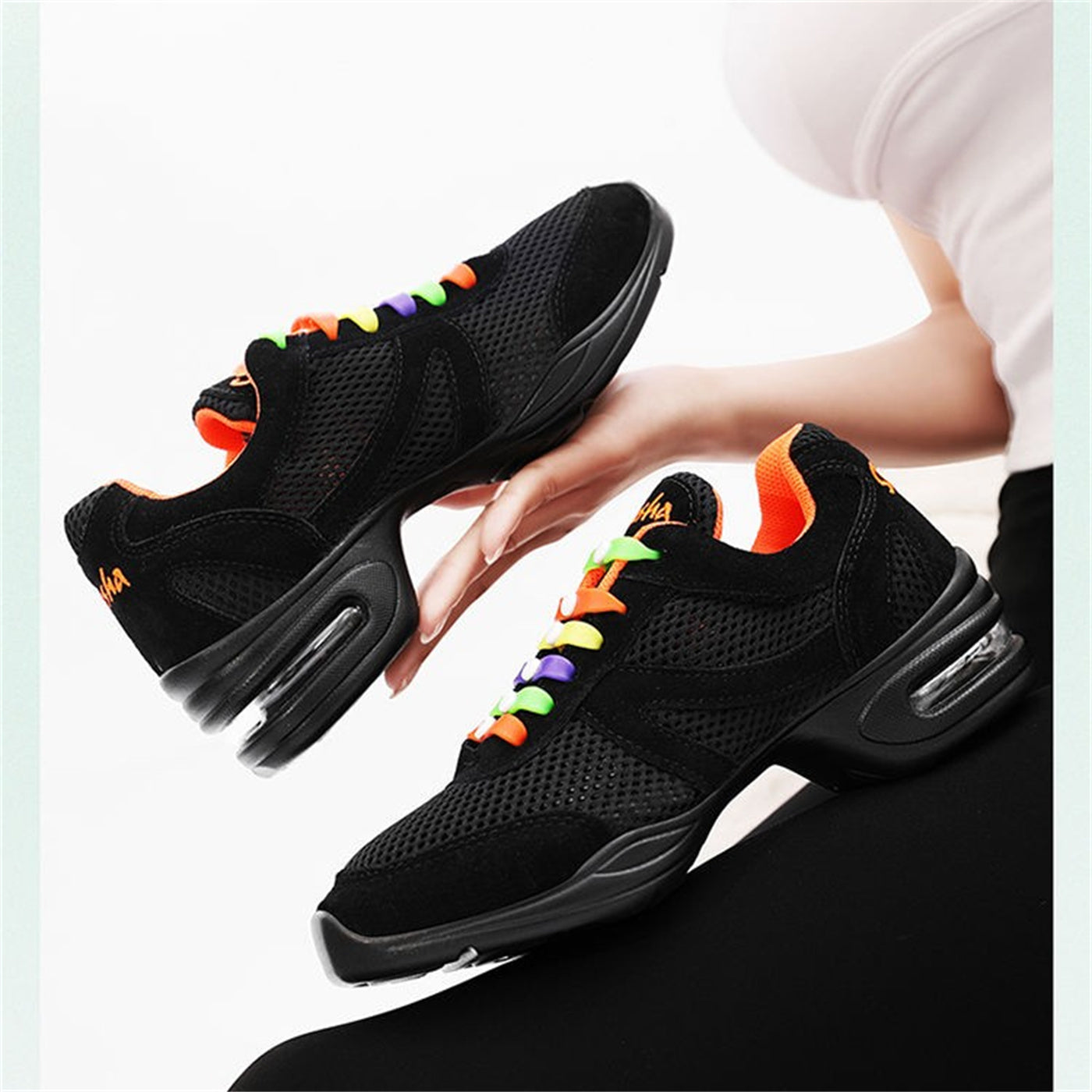 Women's Air Cushion Mesh Modern Dance Shoes CJ