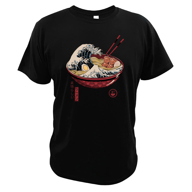 Cotton short sleeve men's T-shirt null