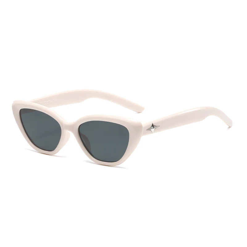 Fashion Cat Eye Sunglasses Women Men Classic Rice Nail Design Vintage Sun Glasses For Ladies Shades UV400 Trending Sunglass eprolo