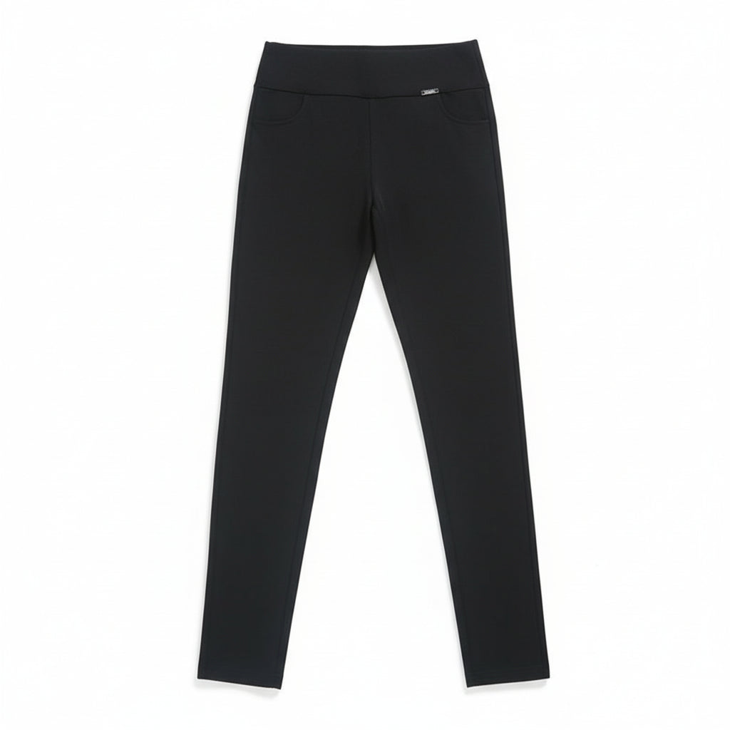 High waist and velvet padded leggings 