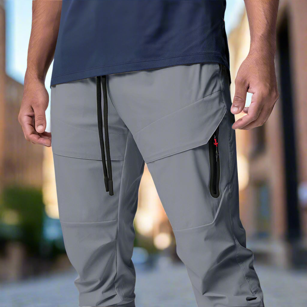 Quick-drying Fitness Trousers High Elastic Ankle-tied Sports Trousers For Men FitiqueFit