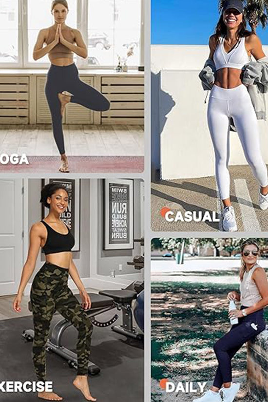 Cropped High Waist Camouflage Leggings CJ US