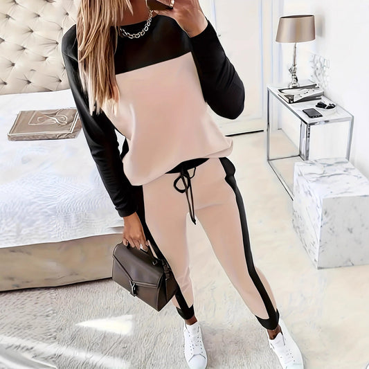 New Korean-style Casual Long-sleeve Trendy Hoodie Set 