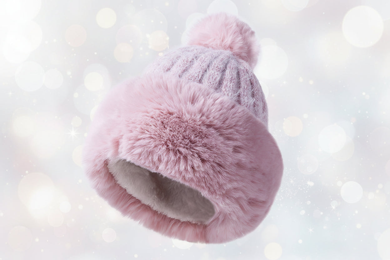 Women’s Winter Princess Mongolian Hat – Warm Plush Fur Fashion Hat - FitiqueFit