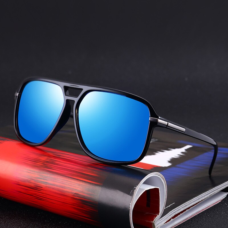 Oversized Sunglasses Men Polarized Mirror Goggles Driving Sun Glasses Man Brand Designer Retro HD Driver Sunglass eprolo