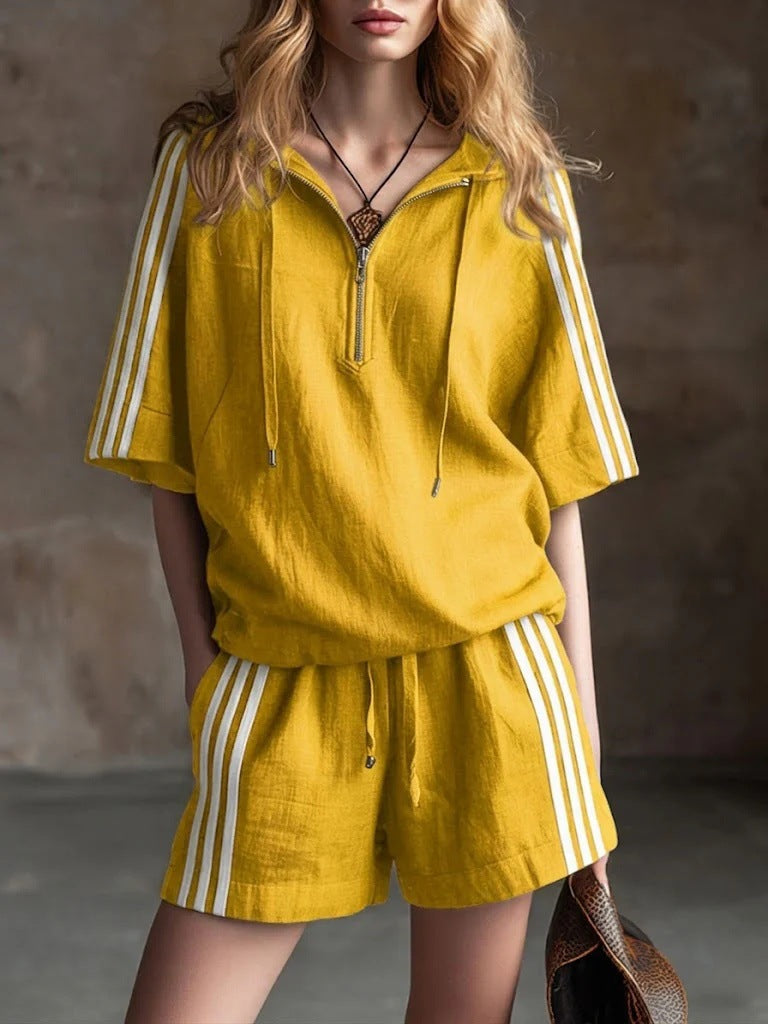Casual Loose-fitting Two-piece Sportswear Set 
