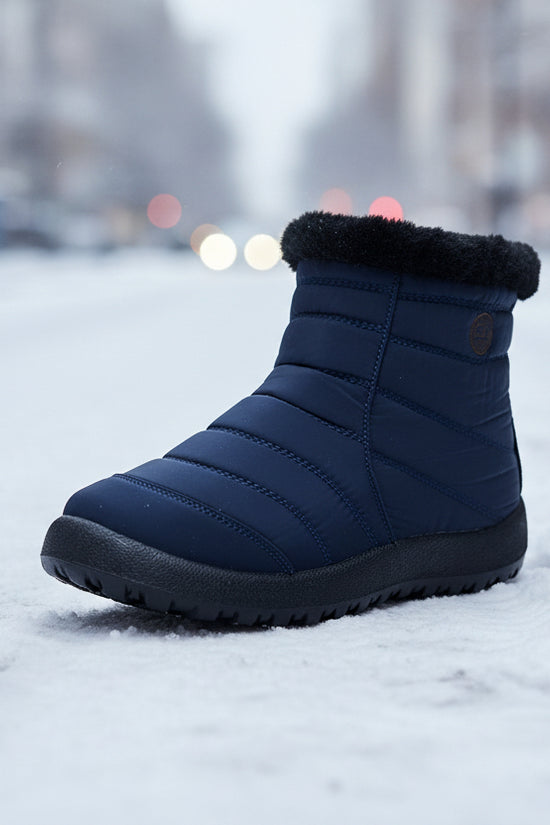 Women’s Thickened Cotton Snow Boots – Waterproof Warm Winter Boots - FitiqueFit