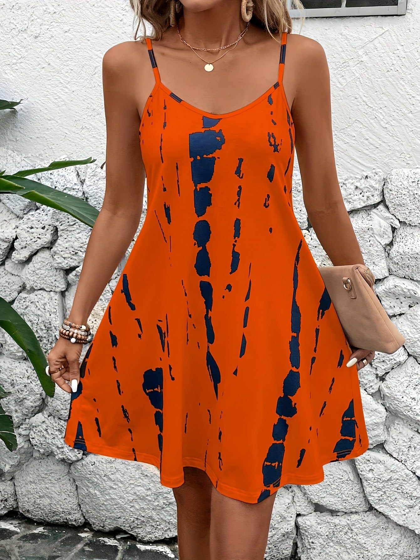 Summer European-style Halter Dress 