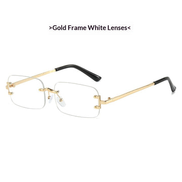 Gold Frame White