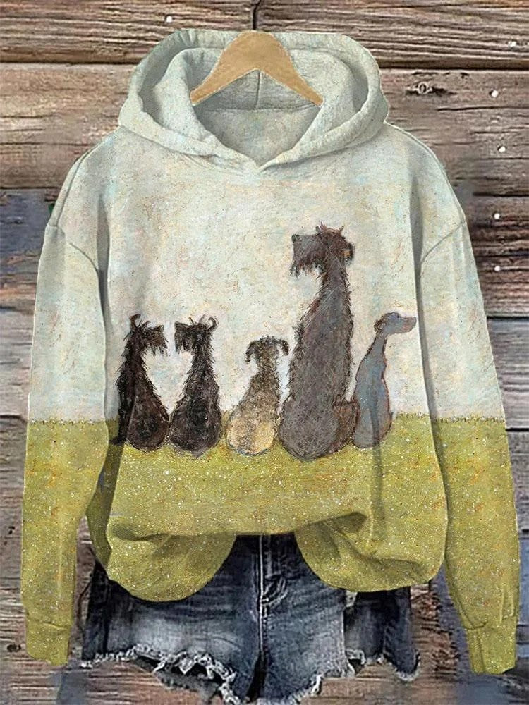 Womens 3D Digital Print Hoodie From Europe And The US 