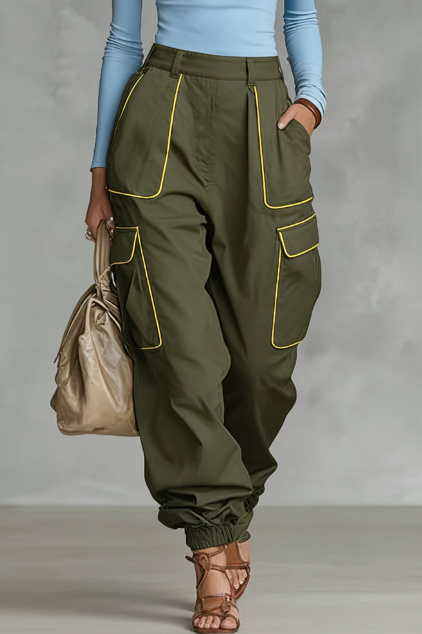 American Retro Multi-Pocket Work Pants 