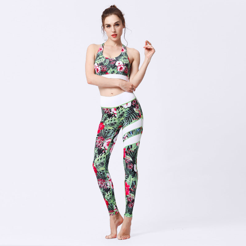 Yoga clothes female fitness two-piece suit FitiqueFit