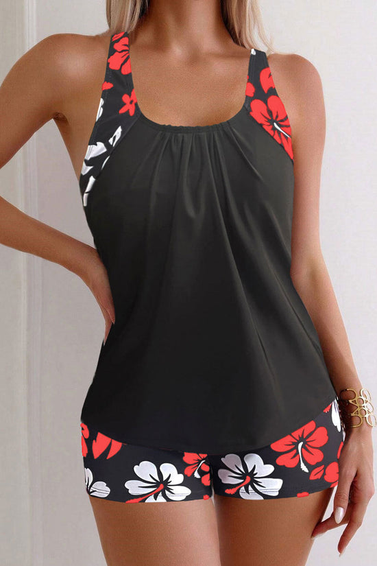 Women's Loose Halter Two-Piece Swimsuit 