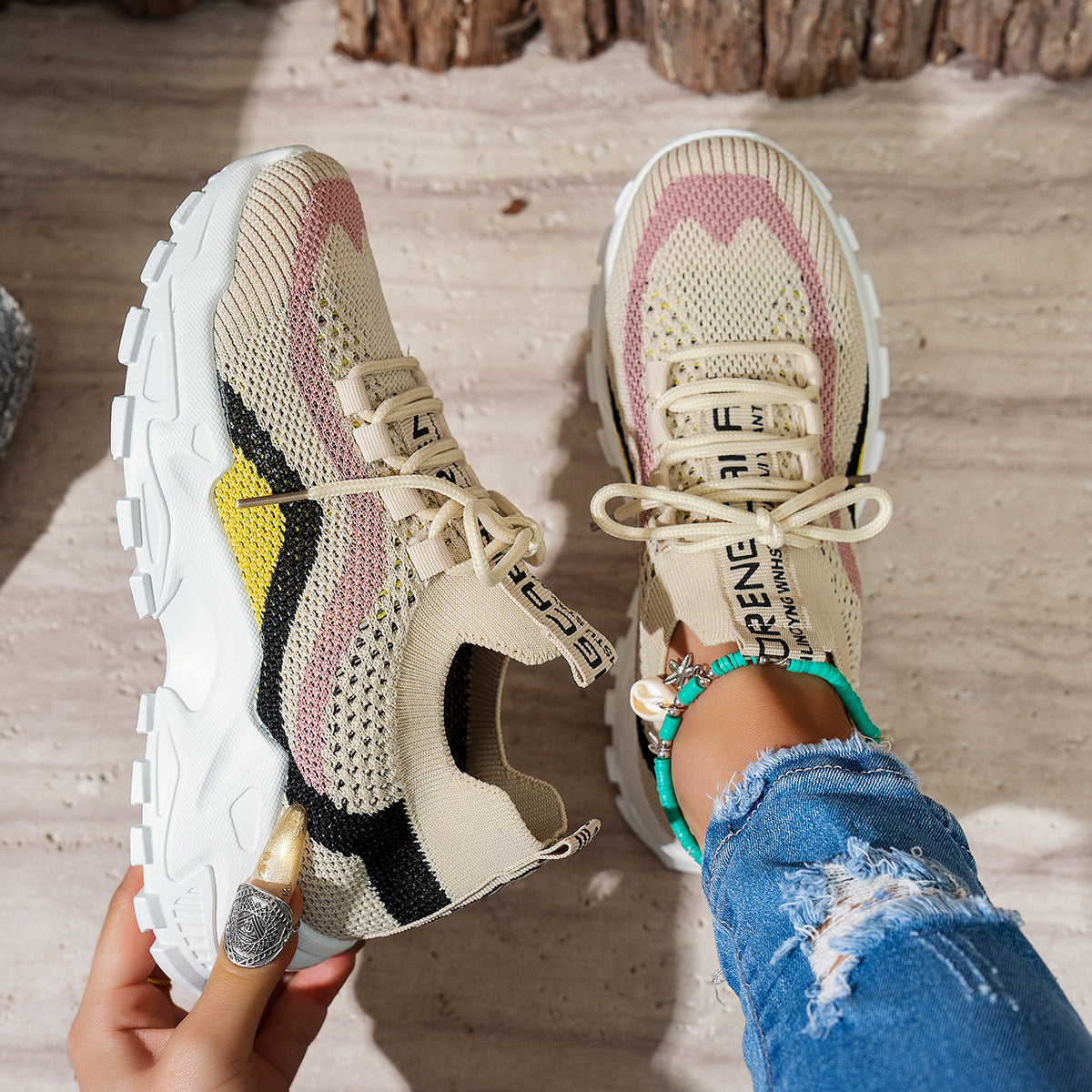 Stylish And Lightweight Soft Bottom Sports Women's Casual Shoes CJ US