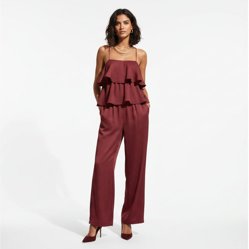 Women's Camisole And Casual Pants Set 
