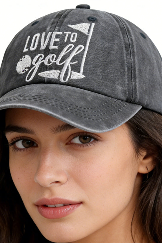 Golf Baseball Caps – Adjustable Embroidered Cotton Hats - FitiqueFit