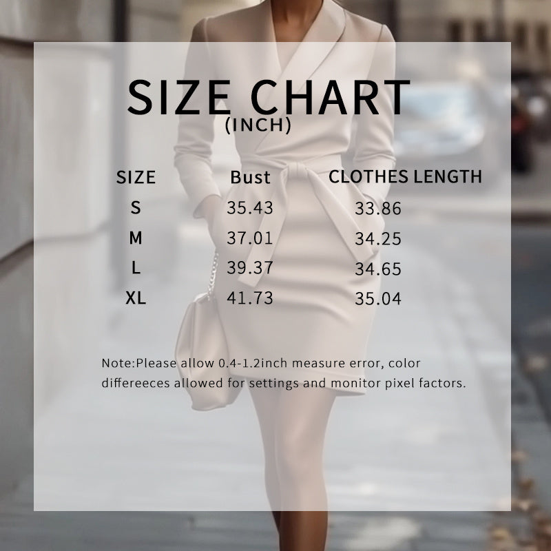 Women's V-Neck Short Dress With Pockets - Long Sleeve Belted Casual Fall Dress 