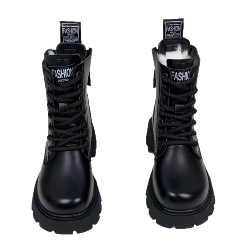 Womens Stylish Padded Insulated Boots With Thick Soles 