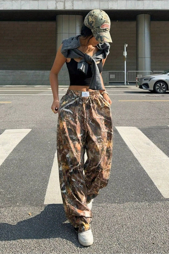 🧢 Women's Y2K Camouflage Cargo Pants FitiqueFit