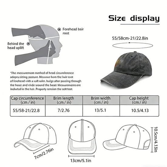 Golf Baseball Caps – Adjustable Embroidered Cotton Hats - FitiqueFit