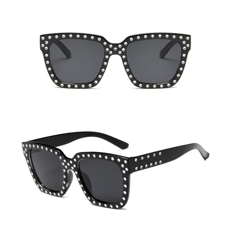 Sunglasses Women Crystal Decoration Sunglasses Female Rhinestones Sunglass Classic Square Brand Designer Sun Glasses Of Women eprolo