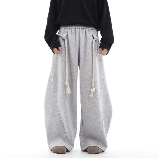 Retro Sweatpants Loose-fitting Casual Track Pants 