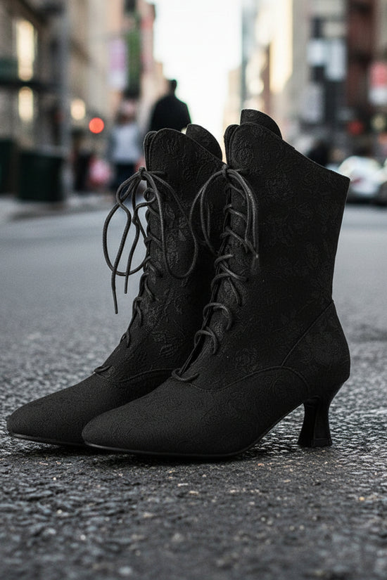 Autumn And Winter Kitten Heels With Pointed Fashion Boots 