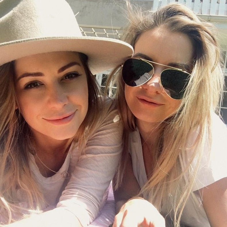 Luxury Brand Pilot Women's Sunglasses Fashion Aviation Vintage Sunglass Female Sun Glasses eprolo