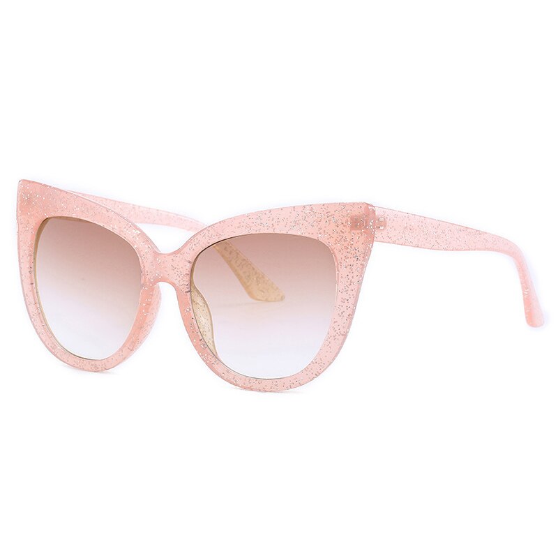New Brand  Star Style Luxury Sunglasses Women Oversized Cat Eye Sunglasses Female Vintage Round Big Frame Outdoor Sunglass UV400 eprolo