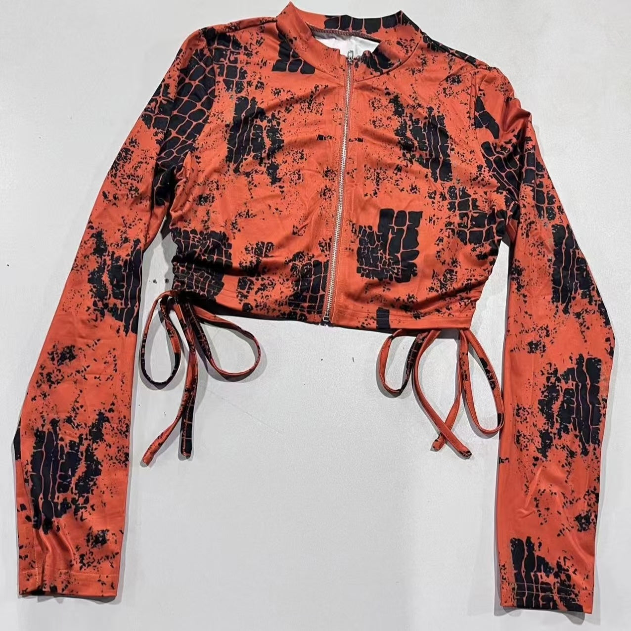 Ladies' Fashion Scale Printed Autumn Winter Pants Set CJ US