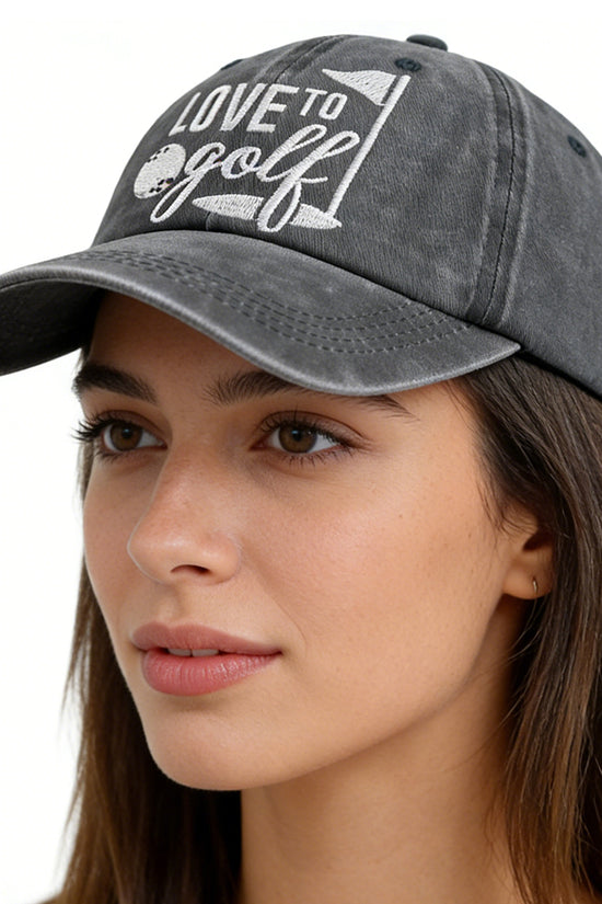 Golf Baseball Caps – Adjustable Embroidered Cotton Hats - FitiqueFit