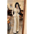  Traje beige