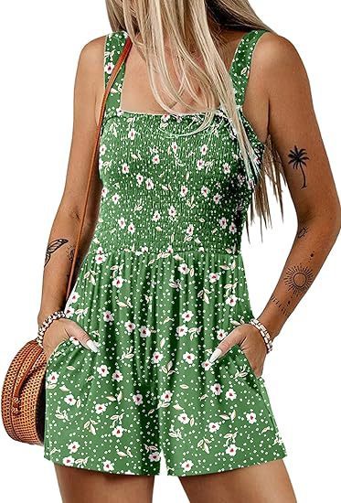 🌺 Floral Print Sleeveless Beach Jumpsuit FitiqueFit