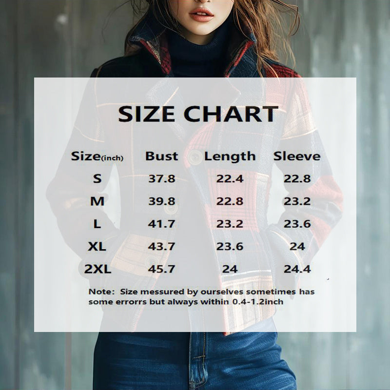 “Vintage Stand Collar Blazer with Single-Row Buttons — Tailored Jacket” CJ US
