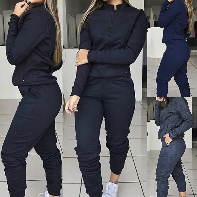 Women's Street Shooting Casual Suit Two-piece Suit FitiqueFit