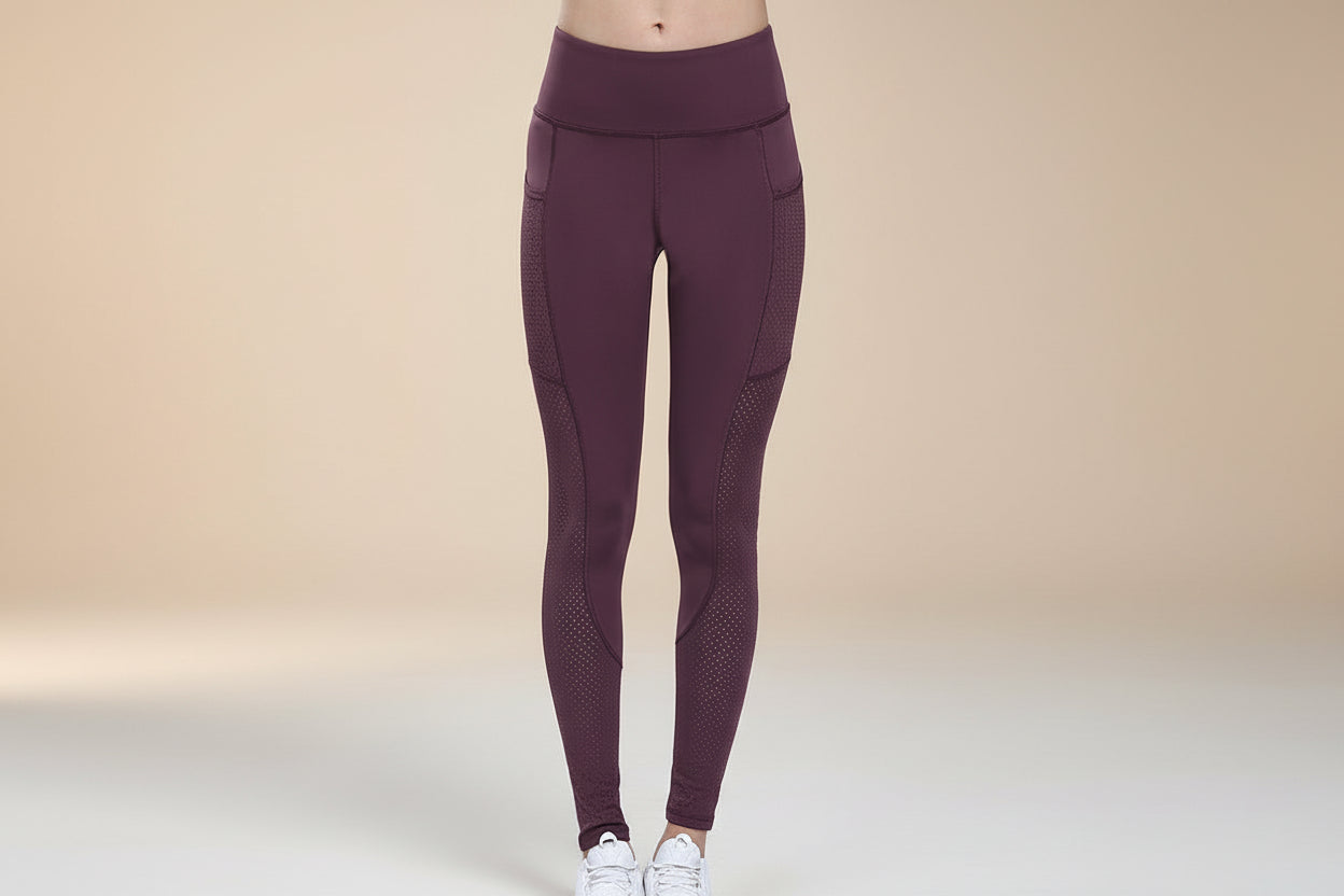 Seamless Tummy-Control Nude-Feel Running Yoga Fitness Pants 