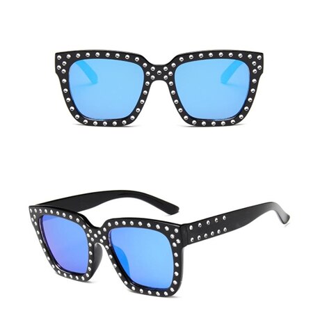 Sunglasses Women Crystal Decoration Sunglasses Female Rhinestones Sunglass Classic Square Brand Designer Sun Glasses Of Women eprolo
